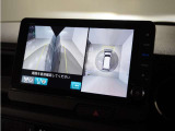 ◆マルチビューカメラシステム◆運転席から見づらい前後左右を、ナビ画面の映像で確認。見通しの悪い交差点や狭い道でのすれ違い、駐車などをサポートします。
