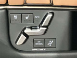 エグゼクティブシートの多機能な電動機構スイッチ。