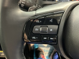 ステアリング左手側にオーディオ関連のコントロールスイッチを配置しています。操作時は視線を逸らすことなく運転に集中できます。