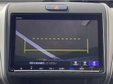 バックカメラはワイドカメラになっていますので、3種類の映像が選択可能です☆これはトップダウンビュー♪
