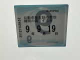 次回の車検日になります。こちらのステッカーをご確認ください。