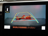 バックガイドモニターを装備しています、車庫入れもラクラクです。