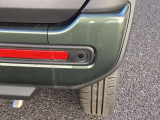 後方にはセンサーが付いております。音で危険を知らせてくれます。