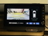 リヤカメラ表示時では視点を変更することもできます。