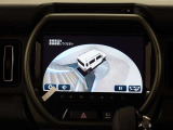 パノラミックビューモニター付きです。車両を上から見たような映像をディスプレイオーディオ画面に表示。運転席からの目視だけでは見にくい、車両周辺の状況をリアルタイムでしっかり確認できます。