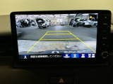 後方確認が便利なバックカメラ搭載、駐車時も安心です!!