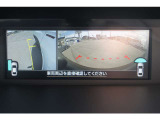 カメラの映像は室内ディスプレイに表示されますので安全運転につながります