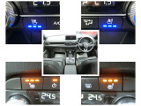 シートヒーターやベンチレーションの操作部を確認できます。