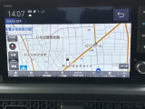 ホンダ純正メモリーナビ付きなので、迷わず目的地まで安心。