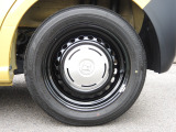★左後タイヤ★タフな雰囲気のジョイにピッタリなホイールです!タイヤ詳細 155/65R14インチでタイヤの溝は、3mmございます。