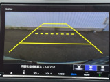 カラービジョンとガイド線で見やすい視点切替式のバックモニター。