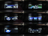 車両のさまざまな情報を6.3インチの大型ディスプレイに表示。運転中でも視認しやすく、情報を直感的に把握できます。