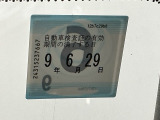 次回の車検日になります。こちらのステッカーをご確認ください。