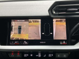 サラウンドビューカメラ装備 車両の4つのカメラから得た映像を合成し、上空から眺めているような映像をモニターに映し出します。車両周辺の歩行者や障害物などの発見に役立ちます。