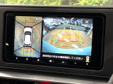 【パノラミックビューモニター】専用のカメラにより、上から見下ろしたような視点で360度クルマの周囲を確認することができます☆死角部分も確認しやすく、狭い場所での切り返しや駐車もスムーズに行えます。