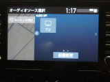 オーディオ選択画面です。AM・FM・TV視聴可能です!