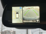 アラウンドビューモニターとバックカメラはルームミラーに映すことも出来ます!