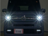 LEDヘッドライト(オートハイビーム機能付)が搭載されており、遠くまで明るく均一に照らし、高速道路等での安心感が向上しております。