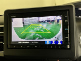 バックモニター付きで、車庫入れやバック時の後方確認をサポート。