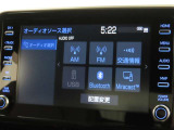 オーディオソース選択画面です。Bluetoothオーディオをご利用いただけます。
