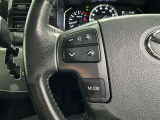 ステアリングスイッチ装備!運転しながら手元でオーディオの操作などができます。