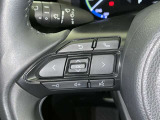 ステアリングスイッチ装備!運転しながら手元でオーディオの操作などができます。