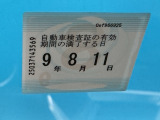次回の車検日になります。こちらのステッカーをご確認ください。