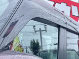 プラスチックバイザー装着済み!雨天時の換気もしやすいですね!