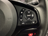 ステアリングホイールの右側がクルーズコントロールスイッチです。アクセルペダルを踏まずに一定走行が出来るので、高速道路での走行がグッと快適になります。
