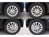 155/70R13 社外アルミホイール♪ 夏タイヤは新品でご用意いたします♪