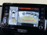 【バックモニター】 車庫入れの後方確認や、バックで駐車場に出入りの際等に後方を確認するのをお手伝いできます