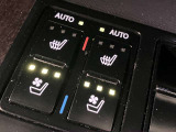 シートヒーター&ベンチレーターのスイッチ。寒い日には、エアコンよりも早く温まるのがうれしいですね。
