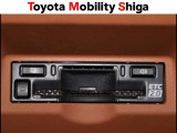 ETC車載器は、ビルトインタイプですっきり収納され、見た目も使い勝手も満足のアイテムです。