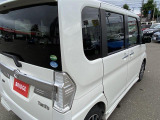 ダイハツ タント カスタムX トップエディションSAⅡ 4WD/社外フルセグナビゲーション/バックモニター/ハーフレザーシート/助手席側電動スライドドア/プッシュスタート&スマートキー/リヤスポイラー