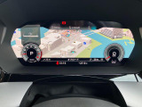 ドライバーに必要な情報を集約する事により視線の移動量を少なくし安全にも寄与する先進のバーチャルコックピット。詳しくは0078-6002-900146中古車スタッフまで