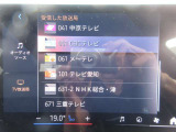 純正地デジテレビ装備です。