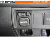 電動格納ミラーは、スイッチで簡単操作!狭いスペースでの取り回しや駐車時に大変重宝します。