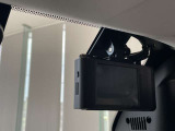 ドライブレコーダーを装着済み。万が一のアクシデント時にも走行映像をしっかり記録します。