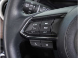 【ステアリングスイッチ】運転中、前方から目線をそらすことなく、オーディオ等の操作が可能な便利機能。安心&快適ドライブにはマストな装備。