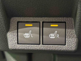 寒い日のドライブを快適にする運転席&助手席シートヒーターが付いてます