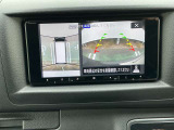 アラウンドビューモニターで車の周辺状況をナビ画面で確認できます☆