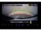 バックカメラで後方確認もバッチリ!