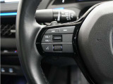 ハンドルにオーディオ操作用スイッチを備え、手を放さずに操作可能。安全性と利便性を両立しています。