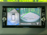 【アラウンドビューモニター】専用のカメラにより、上から見下ろしたような視点で360度クルマの周囲を確認することができます☆死角部分も確認しやすく、狭い場所での切り返しや駐車もスムーズに行えます。