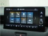 Honda純正ナビゲーション。直感的に操作できるよう工夫されてますので、マニュアルなしでも使えてしまします。