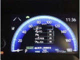 メーター内で安全装置の設定ができます。