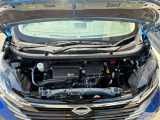 エンジンルームも綺麗です。日産整備士がしっかり整備をしてお渡しします