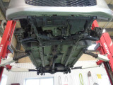 仕入れ時に下廻り(フレーム等)の状態は特に気を使っております!特に4WD車は錆・腐食の為に車検が通せない事もございます。ご希望でしたら下廻り防腐塗装の施工をサービス致しますのでお気軽にお声掛けください♪