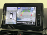 【全周囲カメラ】車両周囲の障害物の位置をモニターでチェックすることができます☆運転中や駐車時などの周囲の安全をサポートしてくれます☆