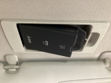 マツダ純正スマートインETC装備!サンバイザーの裏に車載器をスッキリ収納!ワンプッシュでETCカードの出し入れも簡単にできます。